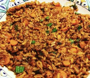 Carrot Ginger Fried Rice - Vegetarian Recipes