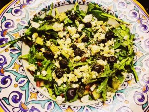 Blueberry Arugula Salad with Fresh Lemon Vinaigrette – best salad recipes | Healthy Eats by Jennie