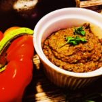 roasted eggplant and red pepper spread