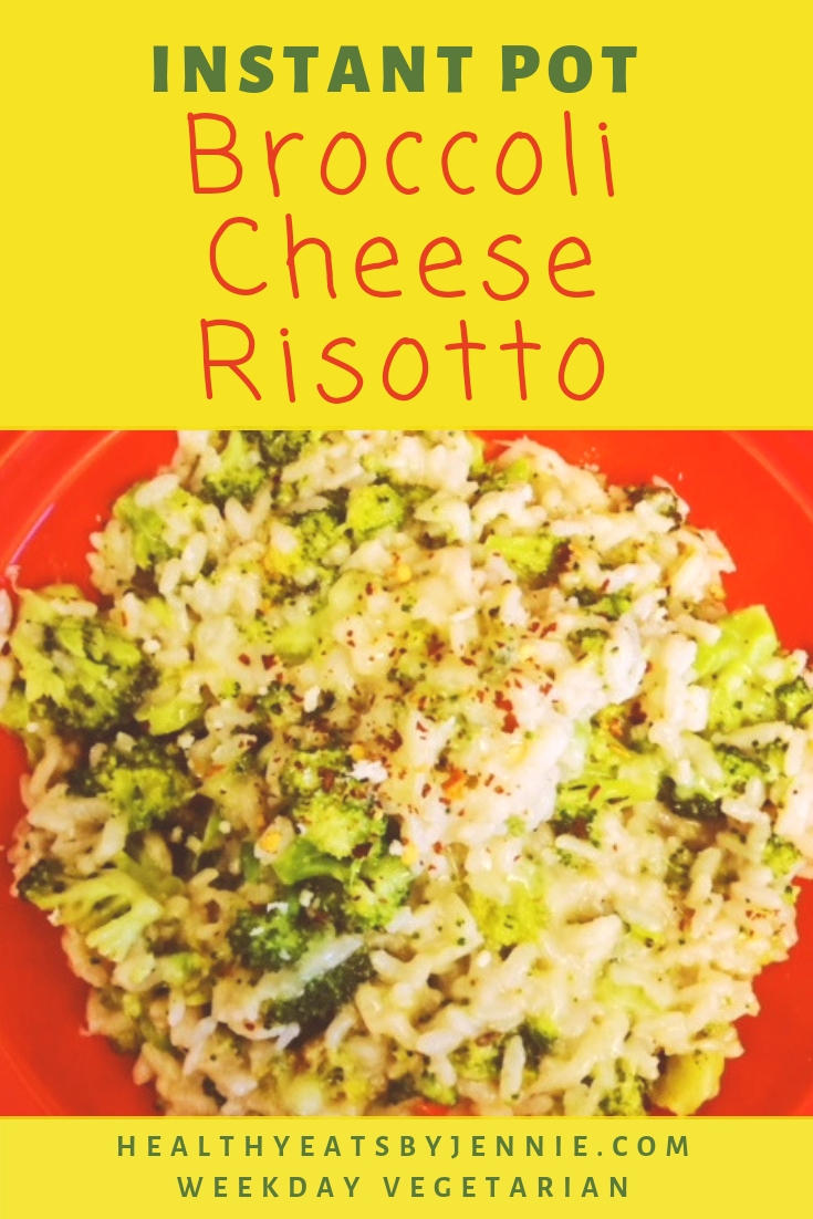 instant pot broccoli cheese risotto