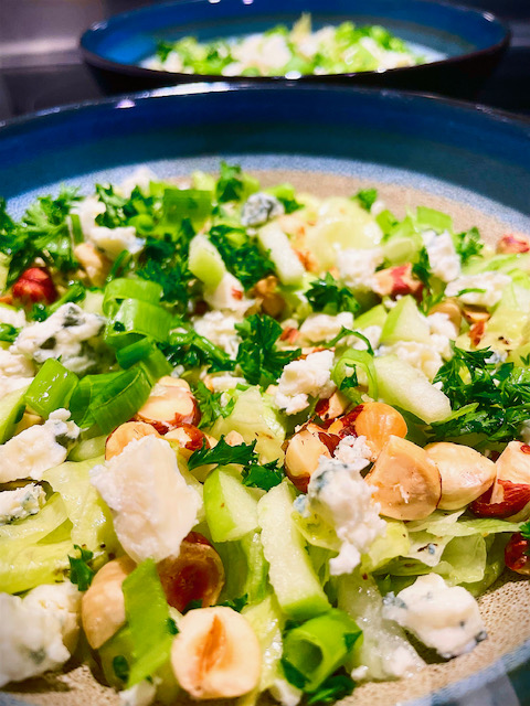 Apple Blue Cheese Chopped Salad Recipe | Healthy Eats by Jennie