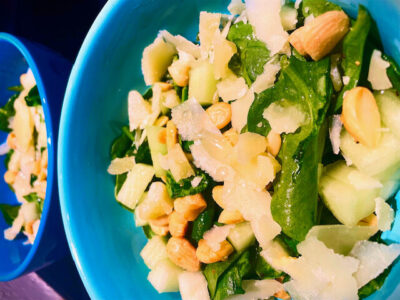 Truffle Honey Dew Melon Spinach Salad | Healthy Eats by Jennie