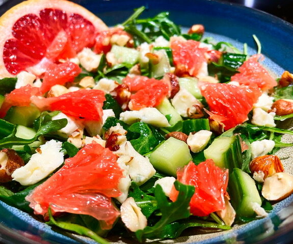Grapefruit Arugula Salad Recipe | Healthy Eats by Jennie