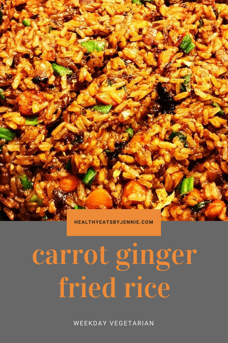Carrot Ginger Fried Rice