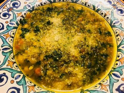 One Pot - Quinoa White Bean and Greens Soup – Meatless Monday | Healthy Eats by Jennie