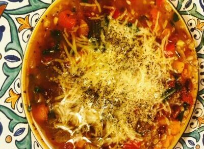 farro One Pot Farro Tuscan Veggie Soup - Meatless Monday | Healthy Eats by Jennie