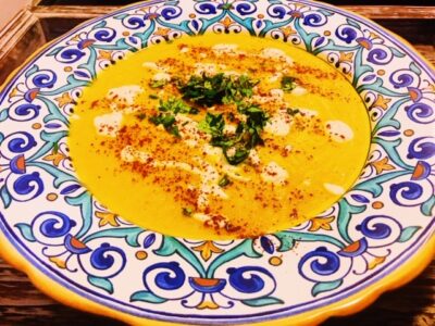 Sweet Potato Soup with Leeks, Coconut Milk and Thai Green Curry – Sweet Potato Soup Recipe | Healthy Eats by Jennie