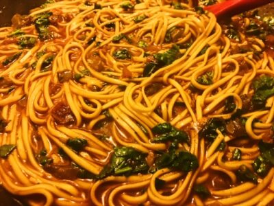 Spicy Gochujang Noodles with Veggies | Healthy Eats by Jennie