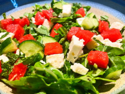 Arugula Watermelon Salad Recipe | Healthy Eats by Jennie