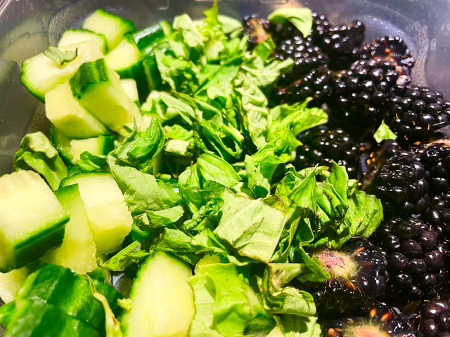 Cucumber Blackberry Salad | Healthy Eats by Jennie